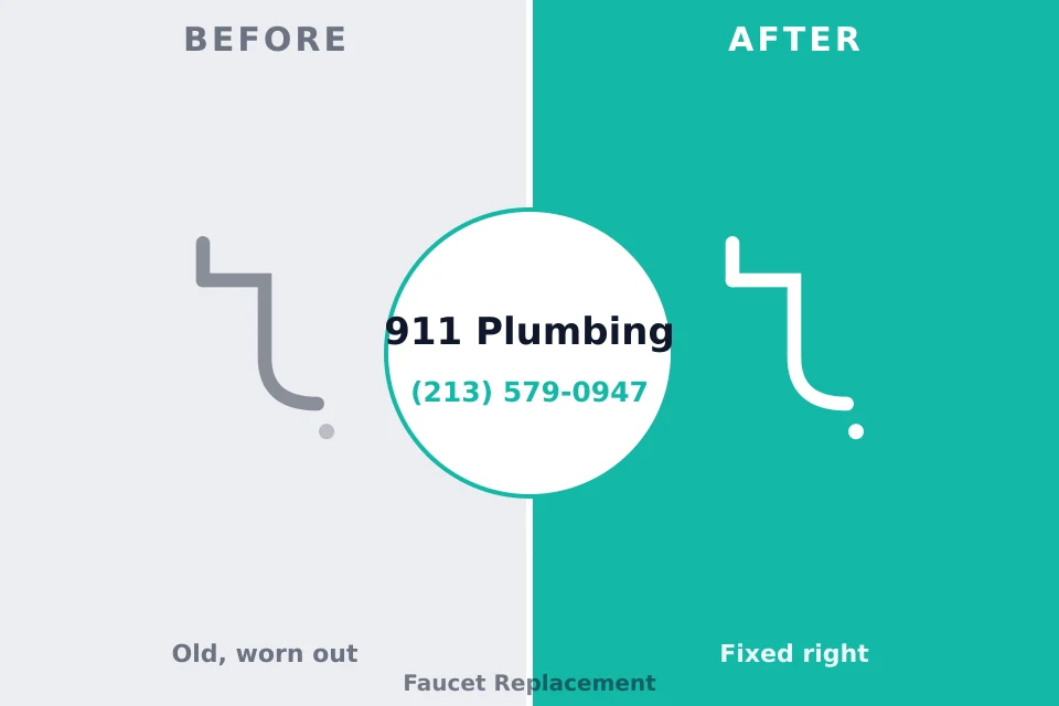 Before and after: plumbing company Pemberwick, CT